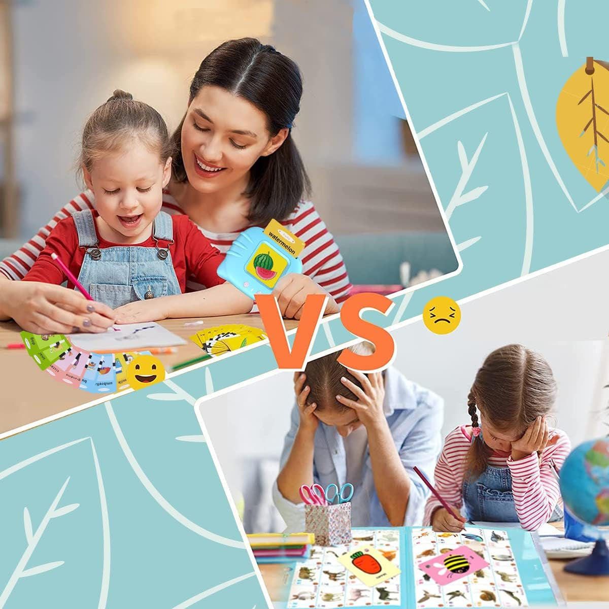 Montessori Talking Flash Cards: 224 Sight Words for Toddlers 1-4 Years - Autism Sensory & Speech Therapy Toy