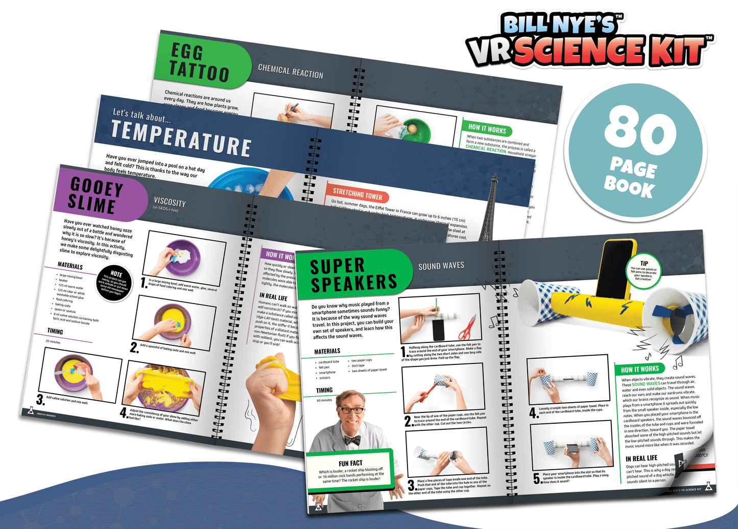 Bill Nye VR Science Lab Kit, 50 Pieces
