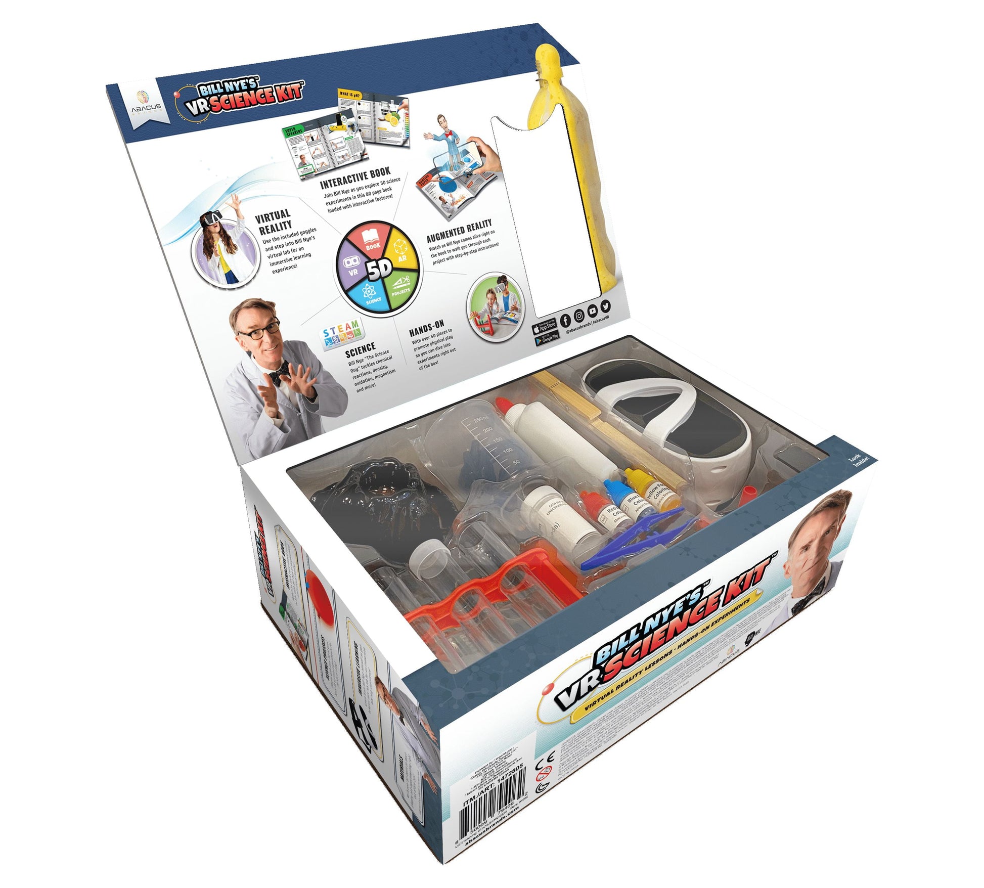 Bill Nye VR Science Lab Kit, 50 Pieces